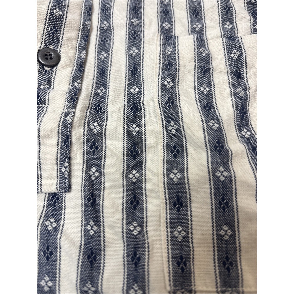 Scully Western Shirt Banded Collar Rangewear Cowboy Pullover Geometric Mens XL - Picture 3 of 7
